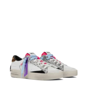 Deportivo SK8 DELUXE glitter plata | CRIME LONDON Sale