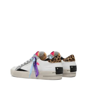 Deportivo SK8 DELUXE glitter plata | CRIME LONDON Sale