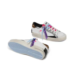 Deportivo SK8 DELUXE glitter plata | CRIME LONDON Sale