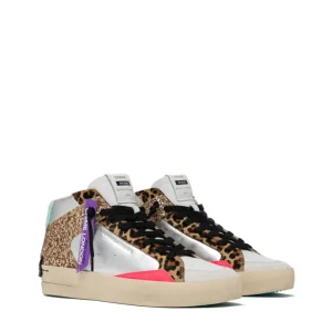Deportivo SK8 DELUXE MID glitter oro | CRIME LONDON Best