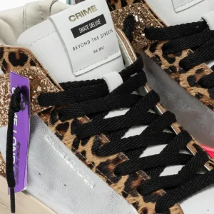 Deportivo SK8 DELUXE MID glitter oro | CRIME LONDON Best