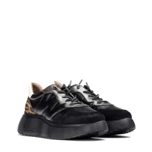 Deportivo volumen combinado piel negro | WONDERS Clearance