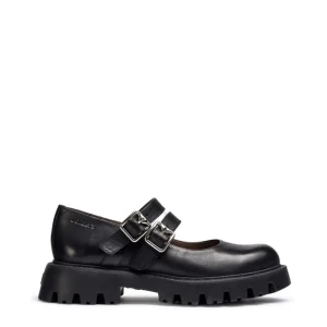 Mercedita biker piel negro | WONDERS Fashion