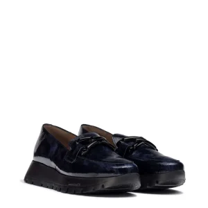 Mocasín sport charol negro | WONDERS Sale