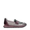 Mocasín sport flecos piel metalizada plomo | HISPANITAS Sale