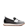 Mocasín sport rejilla piel combi negro | HISPANITAS Discount