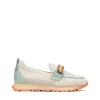 Mocasín sport rejilla piel combi verde | HISPANITAS Clearance