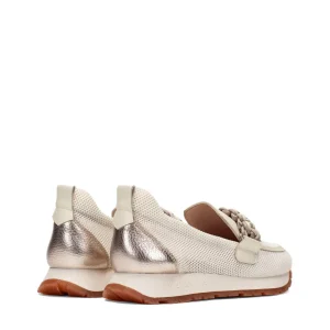Mocasín sport rejilla piel beige | HISPANITAS Best
