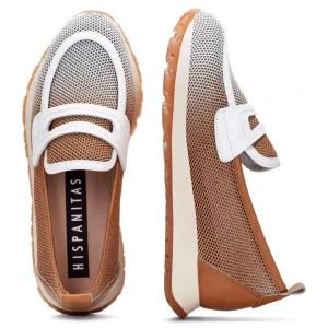 Mocasín sport rejilla piel combi cuero | HISPANITAS New