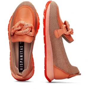 Mocasín sport rejilla piel coral | HISPANITAS Clearance