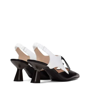 Salón cordones piel combi negro | HISPANITAS Sale