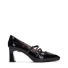 Salón sport hebillas piel charol negro | HISPANITAS Sale