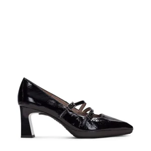 Salón sport hebillas piel charol negro | HISPANITAS Sale