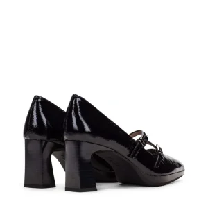 Salón sport hebillas piel charol negro | HISPANITAS Sale
