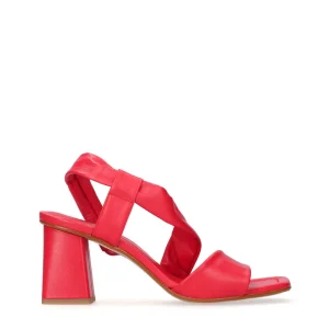 Sandalia cruzada piel rojo | JONI Best
