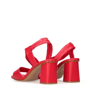 Sandalia cruzada piel rojo | JONI Best