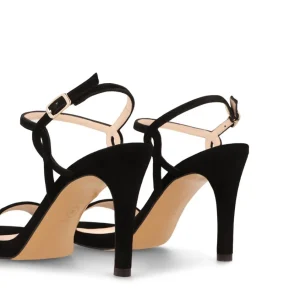 Sandalia tacón ante negro | LODI Discount